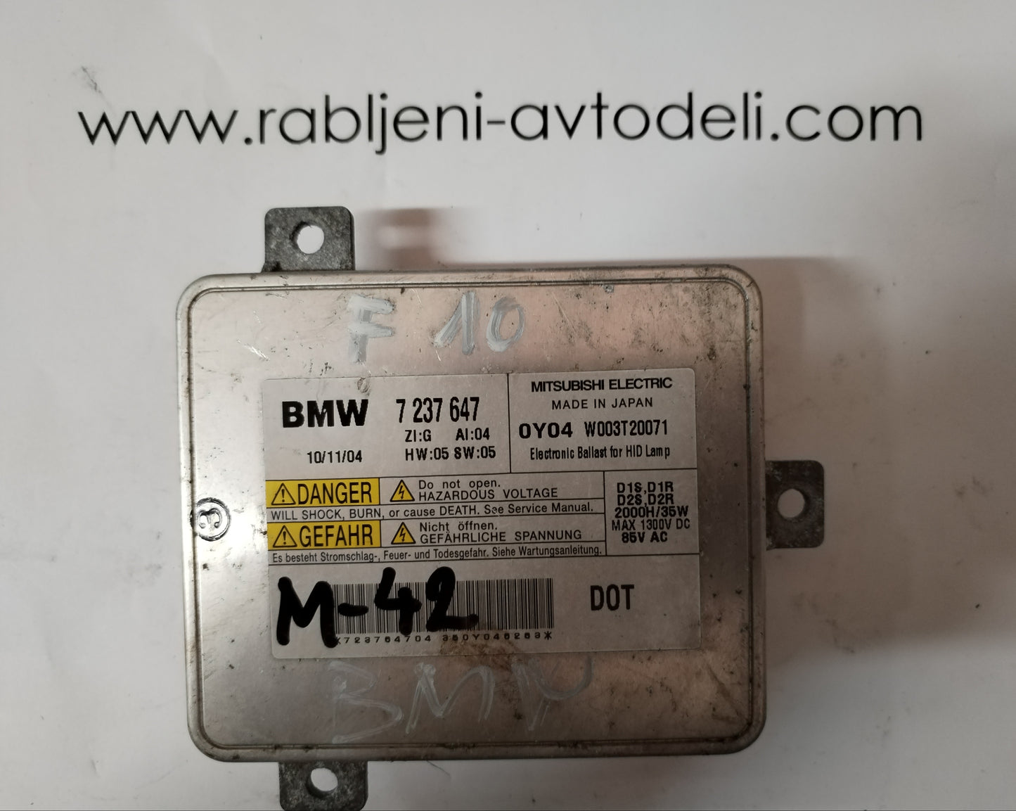 Xenon module - BMW