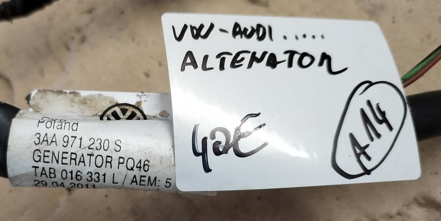 VAG 04-12 alternator cables