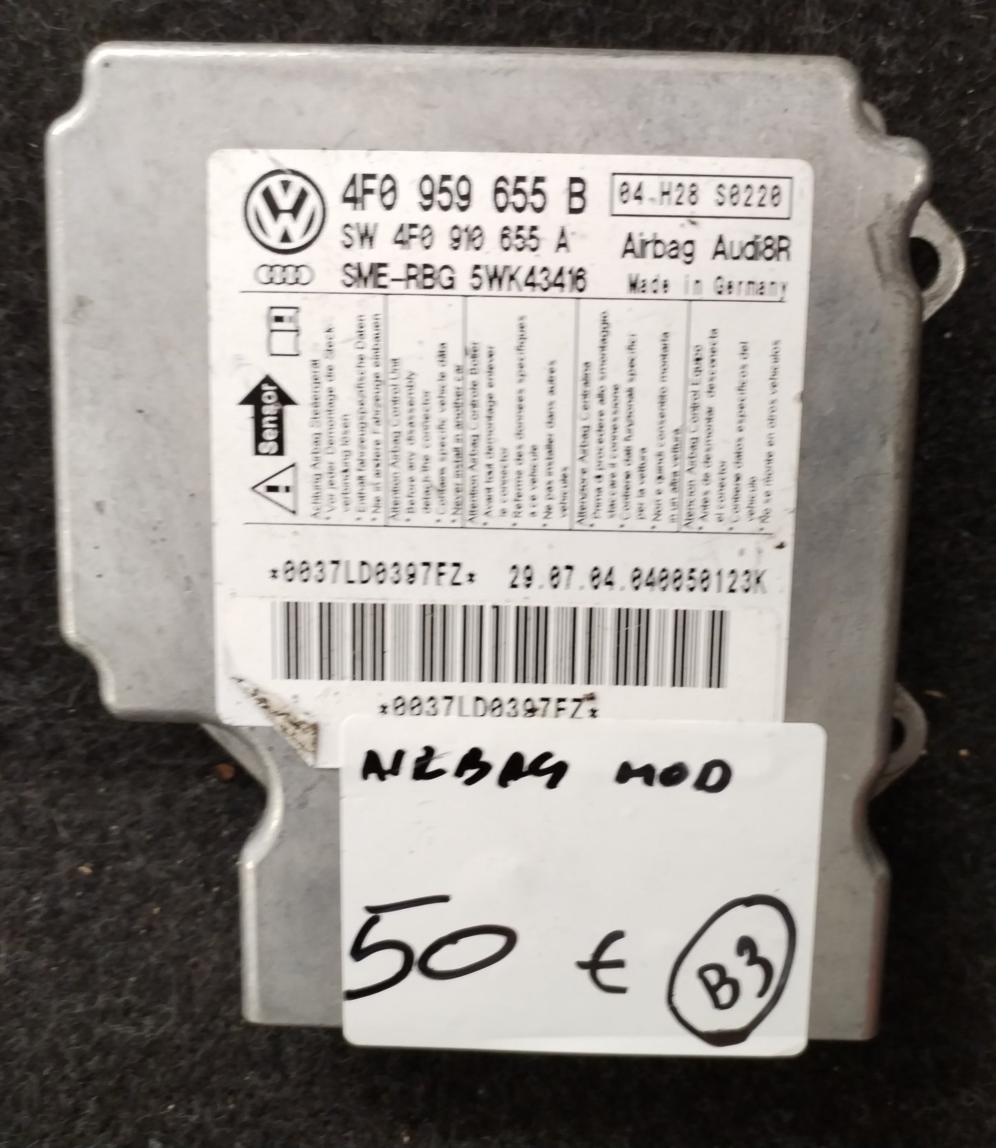 AUDI A6 airbag module