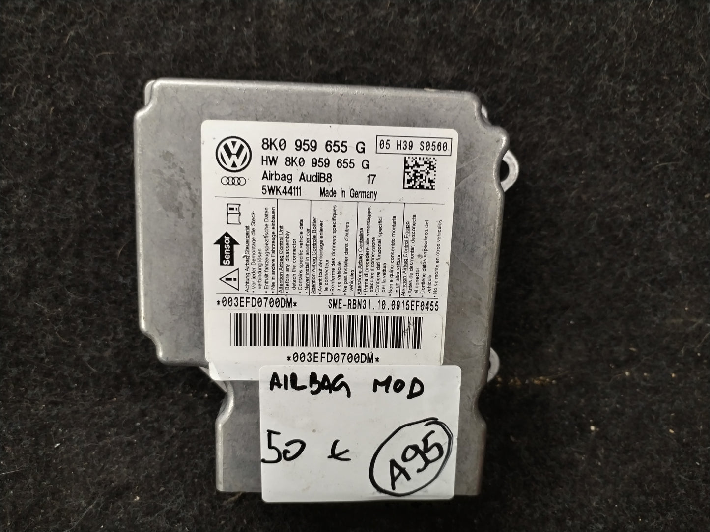 Airbag module AUDI A4 07-14