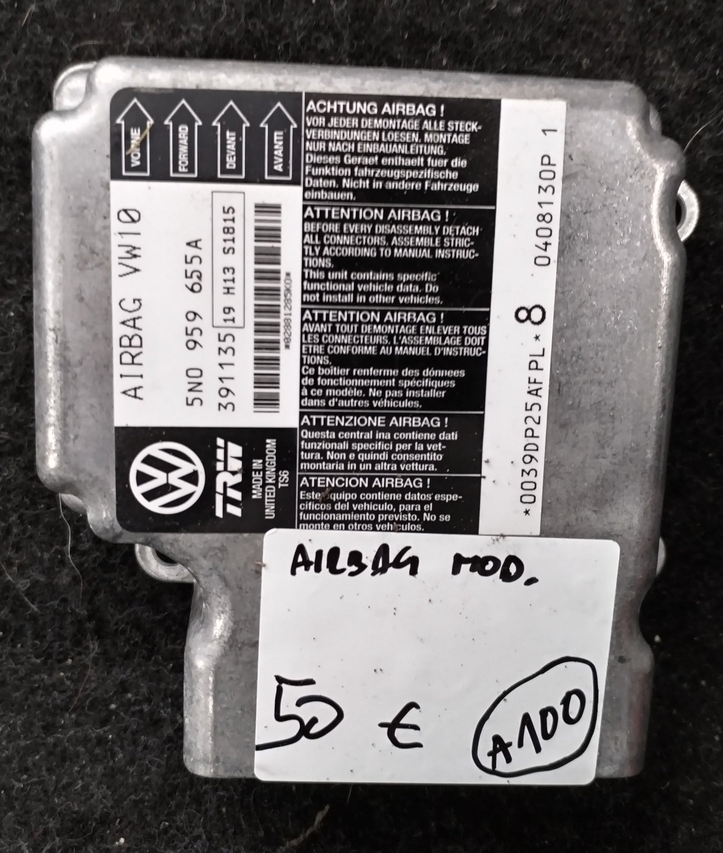 VW PASSAT B6 airbag module