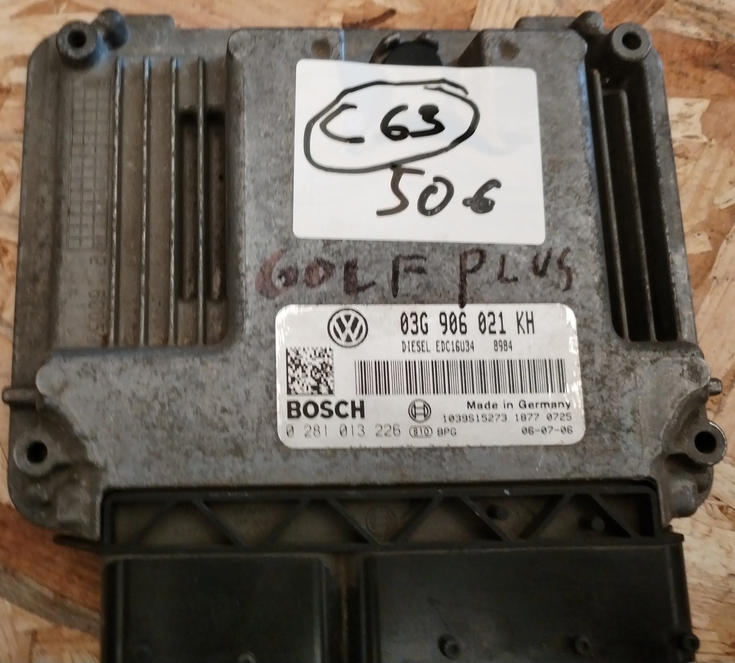 Engine computer ECU GOLF